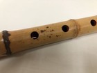 Y3901 Shakuhachi Bamboo Flute Tozan Style Signed Japanese Traditional Antique