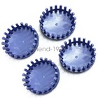 Silver Chevy Wheel Center Cap 4pcs Gold Emblem For Chevrolet Silverado Tahoe
