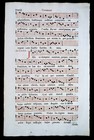1732 Antiphonal Leaf Page Confessor Pope Catholic Sheet Music Bible Vgc