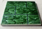 England - Antique Art Nouveau Majolica Tile C1900