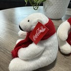 Lot Of 2 New Coca-cola Polar Bear Plush 4  Sealed 2019 Promo