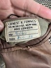 Ernest K  Fownes Bespoke Tweed Sporting Jacket Blazer Rare Mid Century 1953 Htf