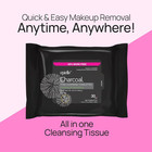 Charcoal Makeup Remover Wipes  Purifying   Detoxifying  Pore Cleaning Facial Cle