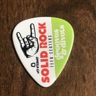 Alice Cooper Coopstock 2022 Guitar Pick Rob Halford Judas Priest White