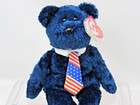 Ty Beanie Baby  Pops The Bear Usa Tie Father s Day W  Errors  2002   2001 