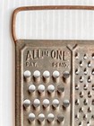 Vtg All In One Metal Farmhouse Primitive Rustic Kitchen Cheese Grater Wall Decor