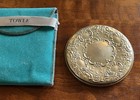 Antique Towle Sterling Silver Round Hand Mirror Old Master Pattern 3 1 4 Inch