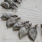 Vintage Tribal Jewelry Dangles Charms Leaf-like Drops 25pcs  21043 