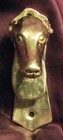 Large Greyhound   Whippet Door Knocker In Bronze
