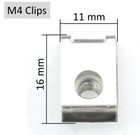 Snap On Nuts M4 M5 M6 M8 Stainless Steel Clamp Nuts A2 Sheet Metal Nuts 4-8mm Clips