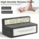 5-in-1 Convertible Sofa Bed Boneless Loveseat Sleeper Tri-fold Futon Sofa Bed
