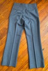Vtg 80s Disco Leisure Suit 3 Piece Polyester Blue Pant 33 X 30 Chest 40 W 38