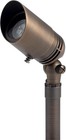Kichler 12v Mr16 Brass Adjustable Accent Directional Landscape Light 15485cbr