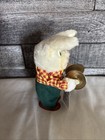 Vintage  Russ Wind-up Bunny Rabbit Playing Cymbals  Works - 7 5   