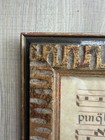 Medieval Chant Latin Illuminated Manuscript Gregorian Vellum In Beautiful Frame 