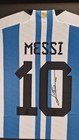 Lionel Messi Argentina 3d Framed Shirt 2022 Hand-signed With Certificated Coa