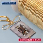 The Beadsmith Textured Jewelry Wire - Weave Texture  Gold Color  20-gauge  15 Ya