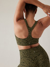 Athleta Transcend Plunge Bra D-dd Nina Animal Olive   Nwt   Size Medium
