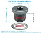 5pcs Oil Drain Plug M14x1 5 Fit For 06-21 Audi A3 A4 A5 A6 A7 Q3 Q5 Q7 Rs3 Rs5 
