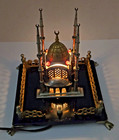 Vintage Ortakoy Mosque Bosphorus Istanbul Turkey Metal Building Light Up