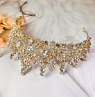 Gold Tiara Crown For Women  Royal Princess Quinceanera Headpiece  Birthday Gift