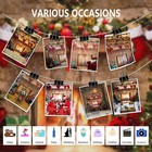 8x8ft Christmas Fireplace Backdrop Christmas Photography Background Tree Sock