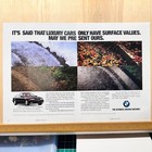 1994 Bmw 3 Series E36 Black Sedan All Weather Vintage 2 Page Print Ad Advert Art