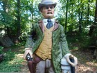 Vintage U s  Marshall Sheriff Mccormick Empty Whiskey Bottle American Porcelain
