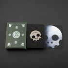 New  Hitex X Playge Skall Titanium Edc Chip  Bead Blasted Finish