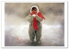 Lovely Children-flowers Of Life Pretty Baby Kids Art New Modern Postcard