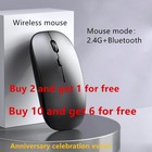 2 4ghz Wireless Optical Mouse Usb Rechargeable Cordless Mice For Tablet Laptop