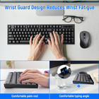 Wireless Keyboard And Mouse Combo-full Size Qwerty Layout 2 4g Stereo Keycap Erg