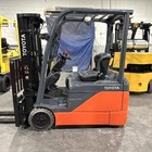 2021 Toyota 8fbe20u 4000lb Used Forklift Triple Mast Sideshift 5620 Hours