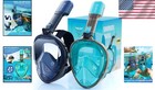 All-in-one Snorkel Mask  Anti-fog  Leak Proof   Panoramic View - Family Friendly