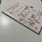 1997 Jacksonville Jaguars Group Autographed Program Jax Assoc Of Firefighters