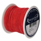 Suede Craft Lace Red 1 8  X 25 Yards Silver Creek