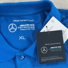 Mercedes Amg Petronas F1 Team Polo Shirt Men Xl Blue Gr 63 Formula One Nwt