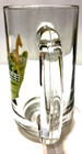 Vintage Glass Mug Palomino Horse Painted By Artist Ga Patton 5 1 2  Tall