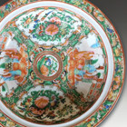 Antique Chinese  rose Medallion  Dish- Circa 1830  22cm D