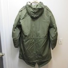 Vintage Army M-1951 Field Parka wool Liner Jacket Mens Small Green Fishtail 1963