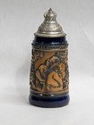 Vintage German Gerzit Gerz Beer Stein W  Lid  made In Germany Seit 1862  7 Inch