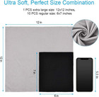 11pcs  Eyeglass Cleaning Tissues   Cloths  Premium Soft Glasses Cleaner 1pcs Ove