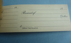 Old Vintage - U s  Mail - Fast Line Mail - Receipts - Full Unused Booklet