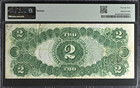 Series Of 1917  2 Large Size Legal Tender Note Red Seal Fr 60 Vf25 Stains  035