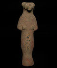 Ancient Egyptian Antiques Bastet Wooden Statue Antique Cat Goddess Figure Bc