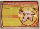     star Wars Starship Battles 4 60 Rebel Assault Frigate  uncommon  Card Only