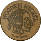 1955 Sparks  Nevada Nv 50th Anniversary Indian Head Wooden Nickel Token