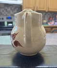 Vintage Watt Pottery  15 Super Value Advertising Napoleon North Dakota Pitcher