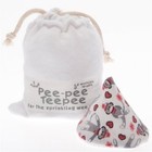Pee Teepee Sock Monkey White With Laundry Bag 1 Count  pack Of 1   