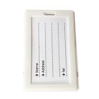 Bonjour Paris Eiffel Tower Luggage Tag Baggage Suitcase Id Address Label Holder